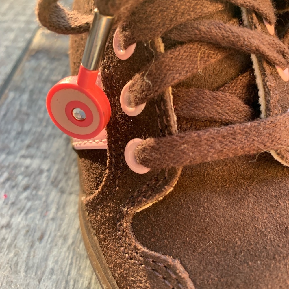 Keds Brown Suede Heart Shoes - Picture 4 of 8